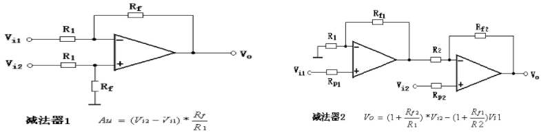 運(yùn)算放大器計算公式