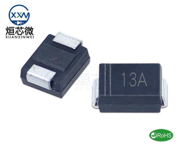 P6SMB13A參數,TVS二極管P6SMB13A瞬態(tài)(變)抑制二極管